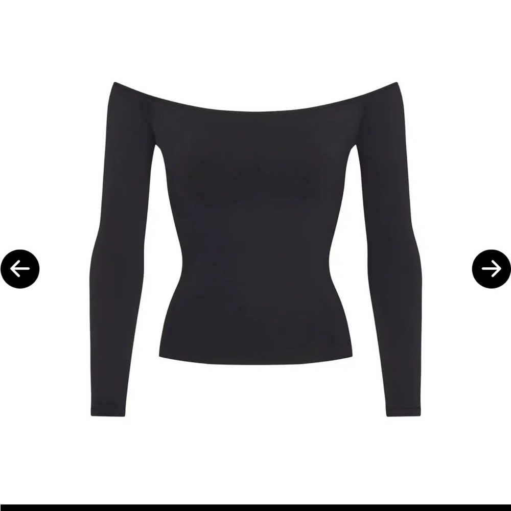 SKIMS Soft Smoothing Seamless Off The Shoulder Top - Picture 2 of 9